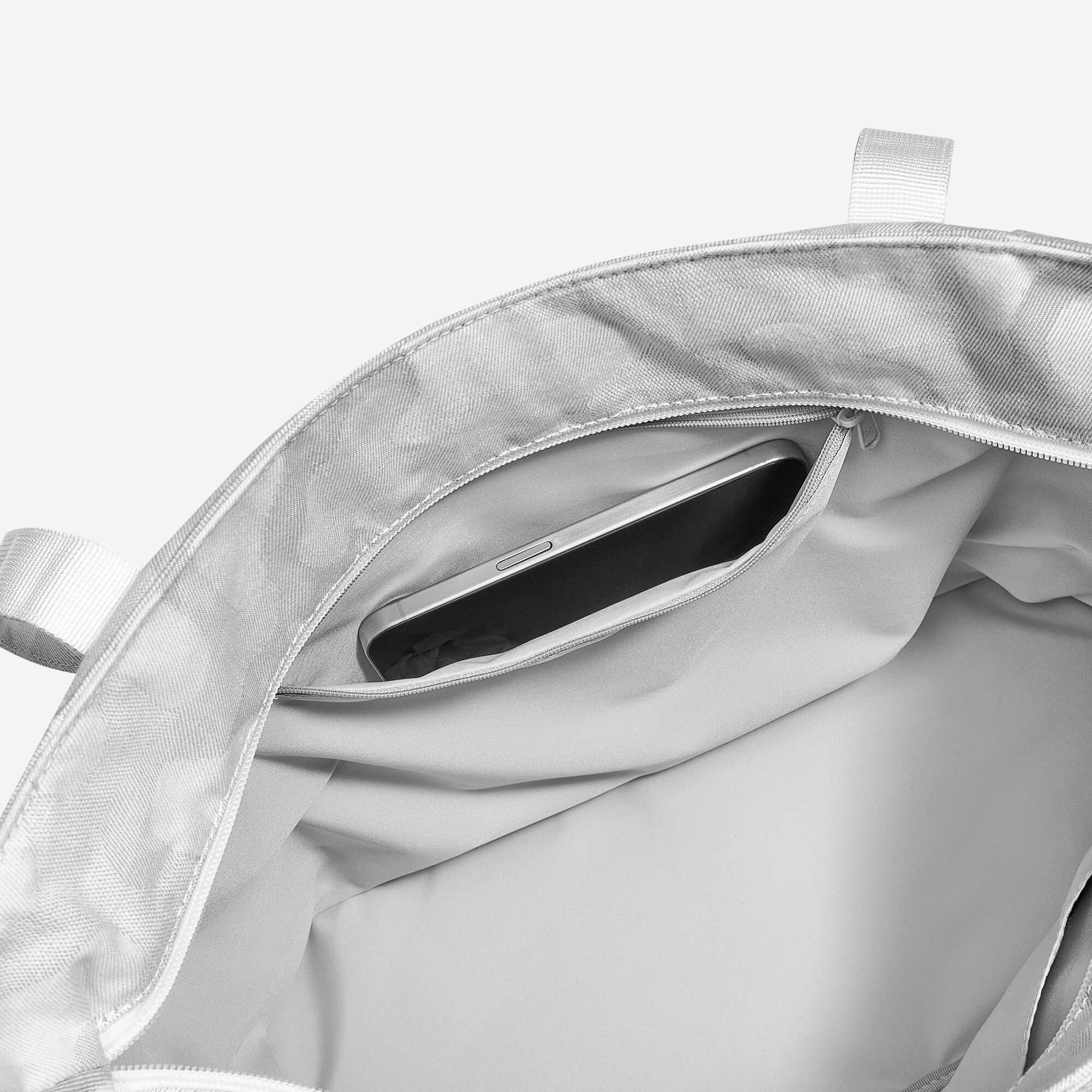 Young Tour Tote | Camouflage Denim Gray