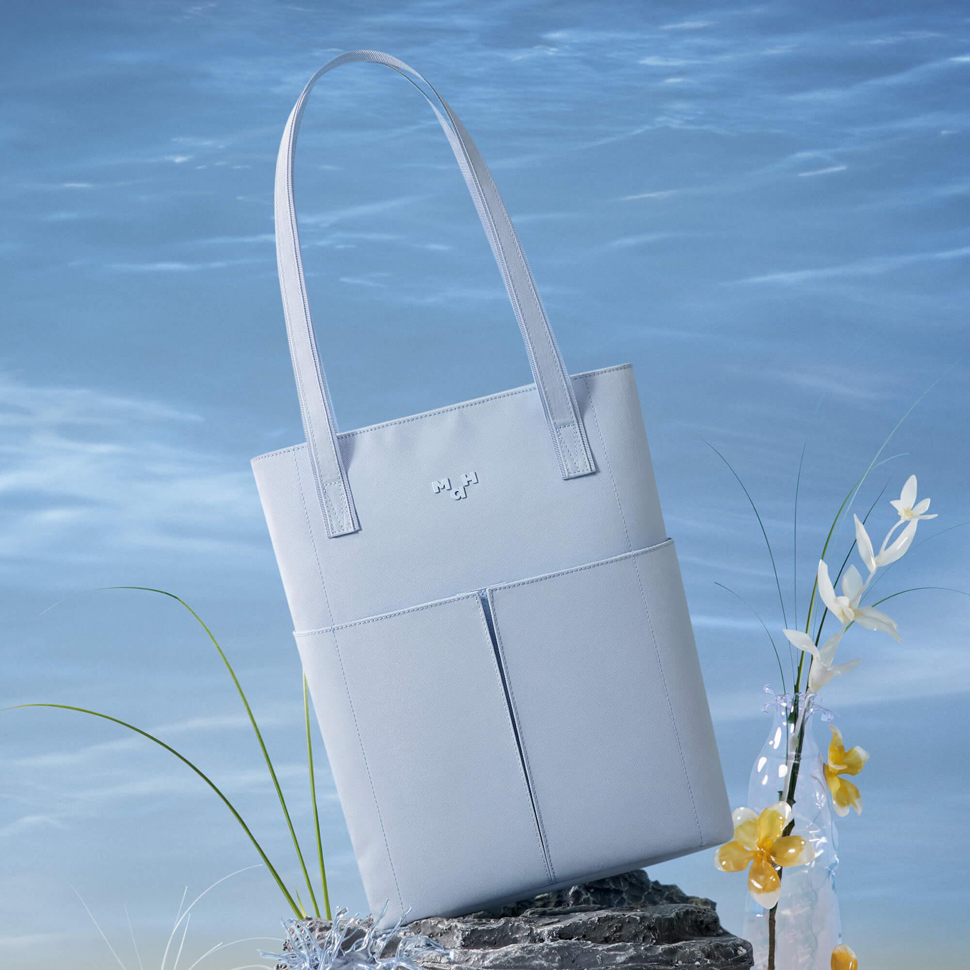 Line Tote | C-600 | 雲端藍色