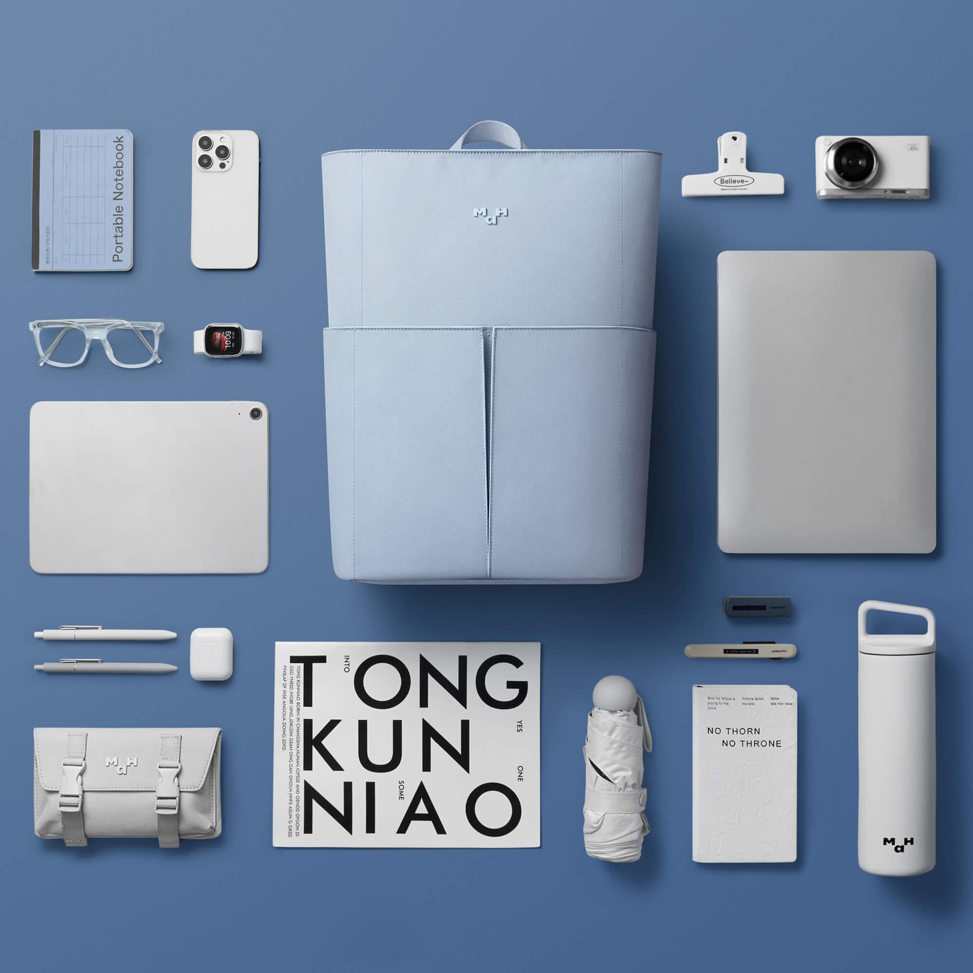 Line 背包| C-600 | 雲藍色