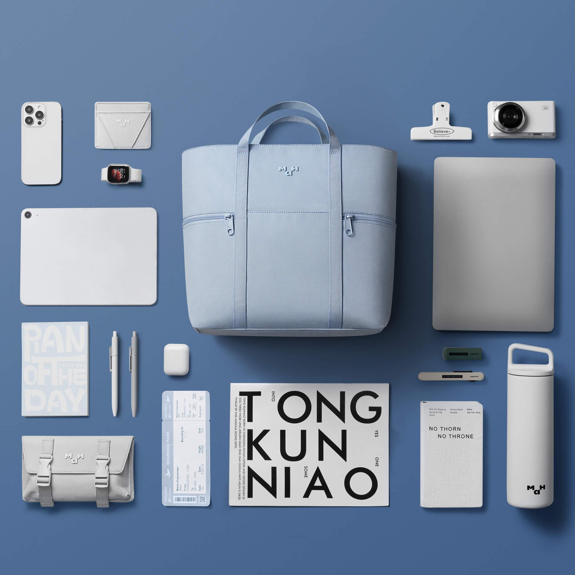 Siro Tote | 2-Way Bag | Cloud Blue