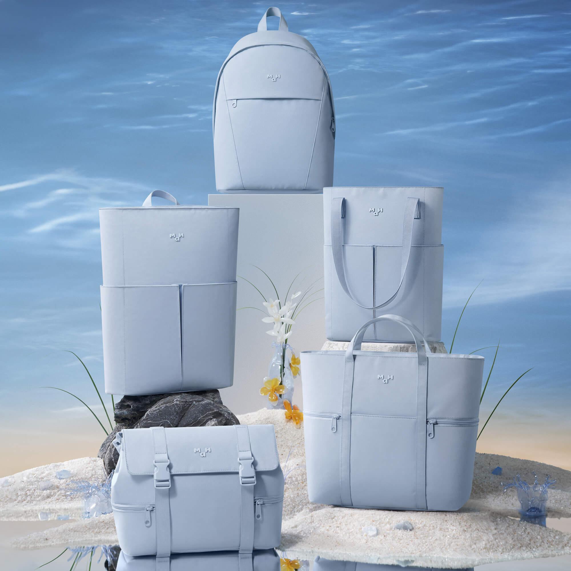 Siro Tote | 2-Way Bag | Cloud Blue