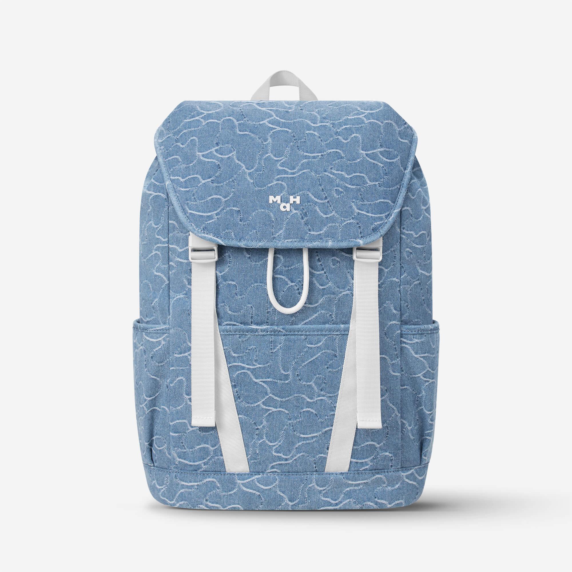 Denim Backpack For Traveling