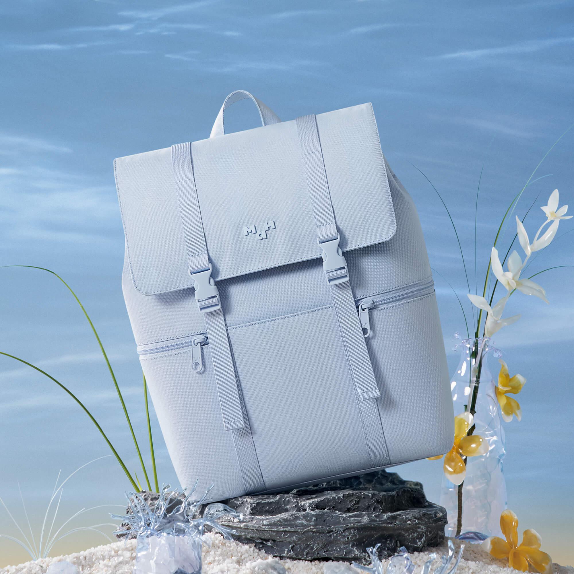 Cloud Blue Flap Over Backpack | MaH