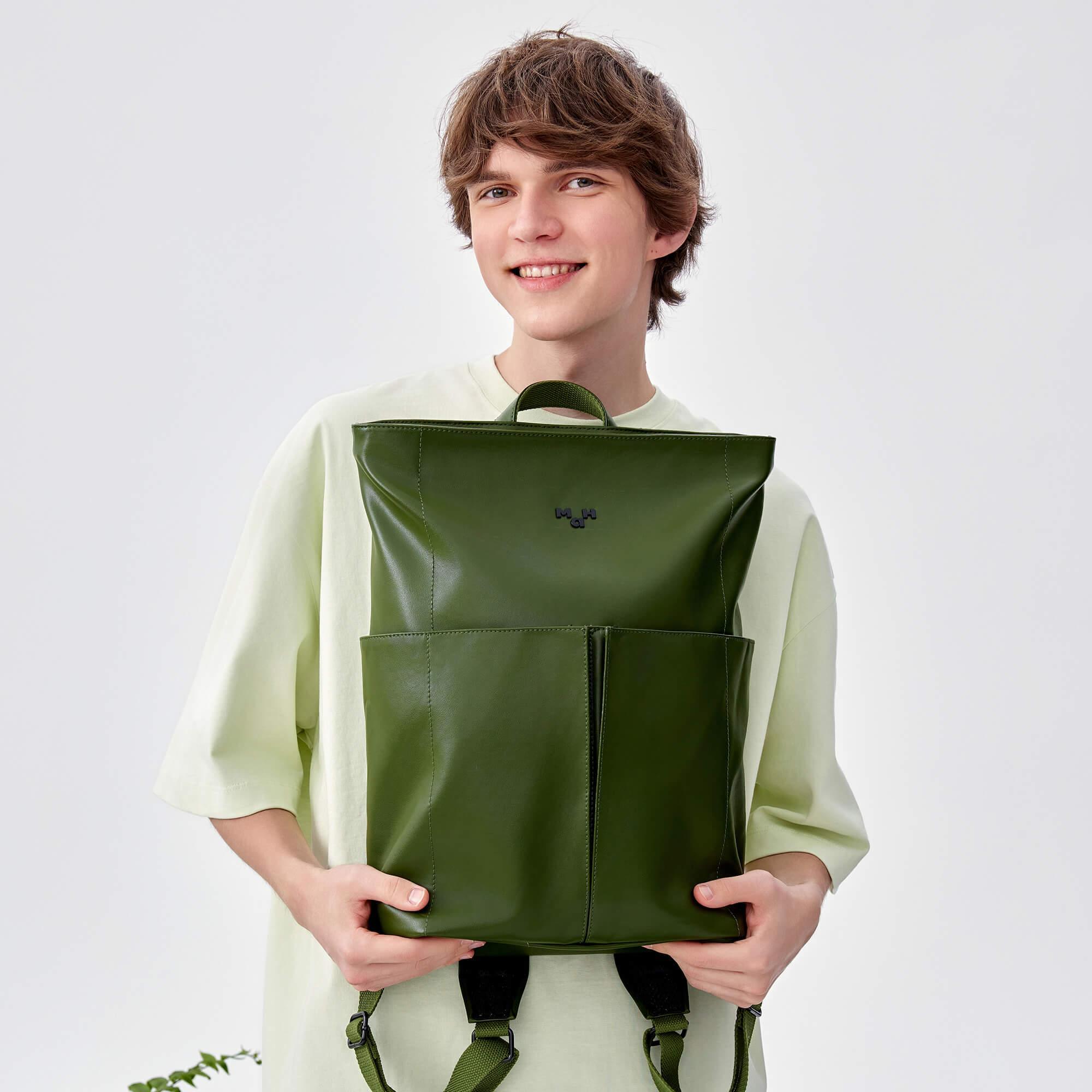 Cactus Leather Backpack