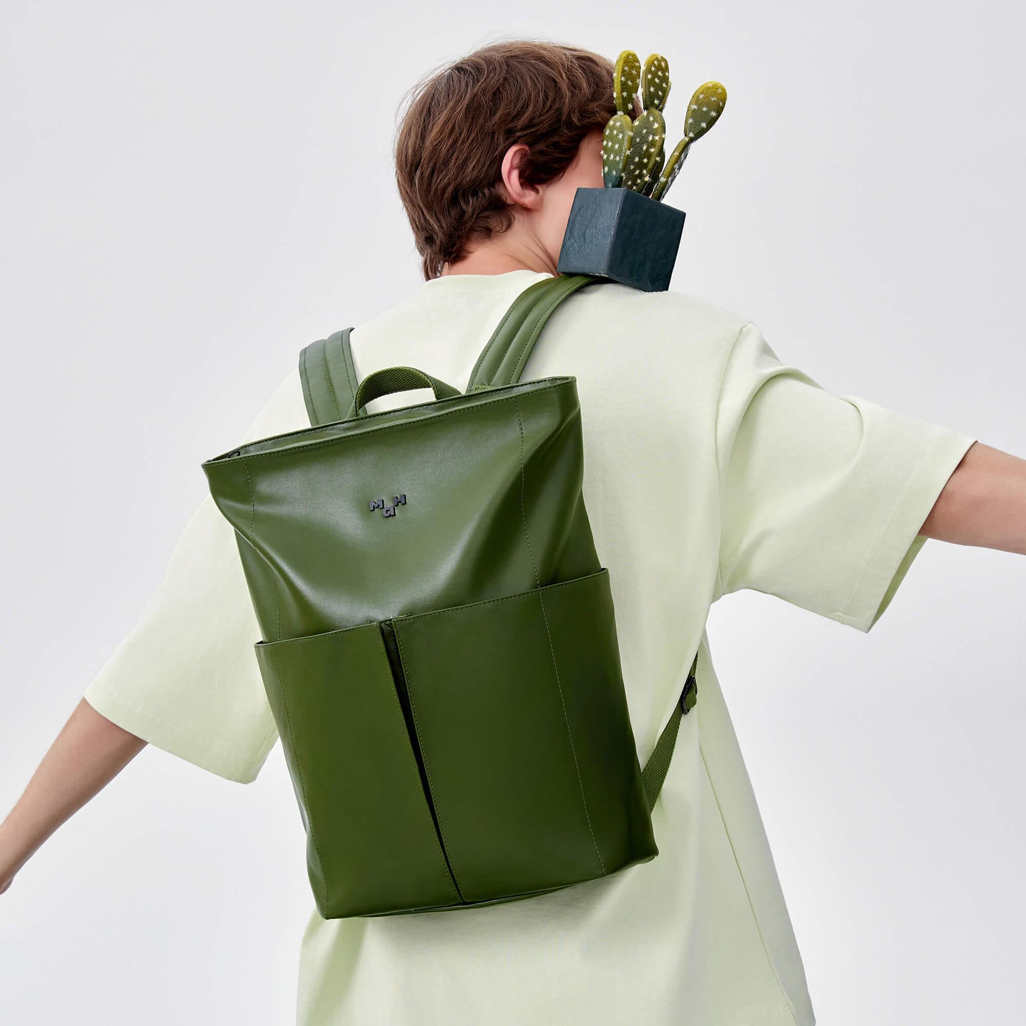 Cactus Leather Backpack