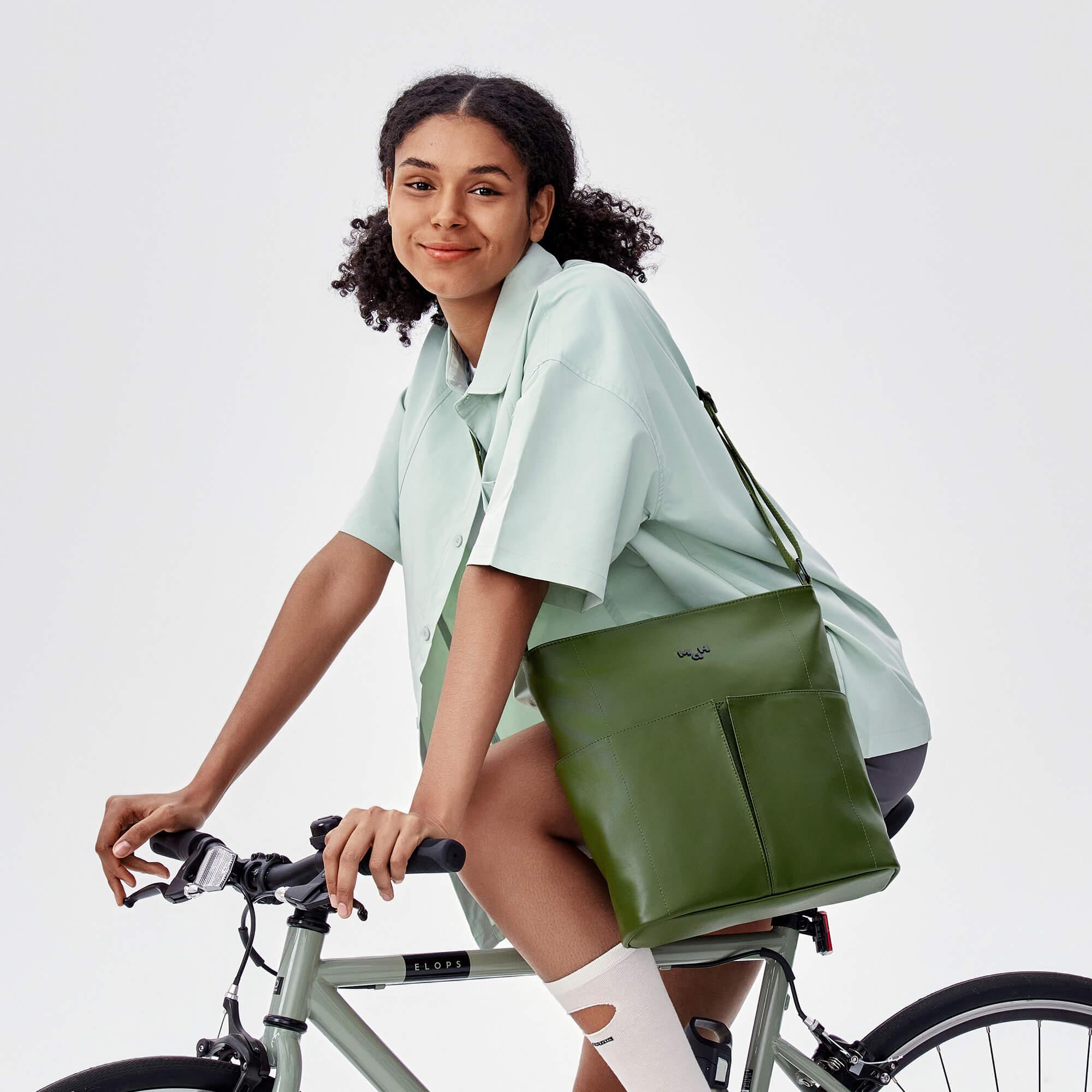 Cactus Leather Crossbody Bag