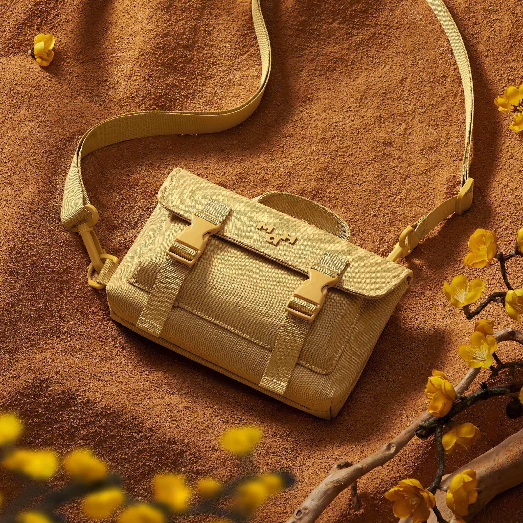 Yellow Crossbody Phone Bag