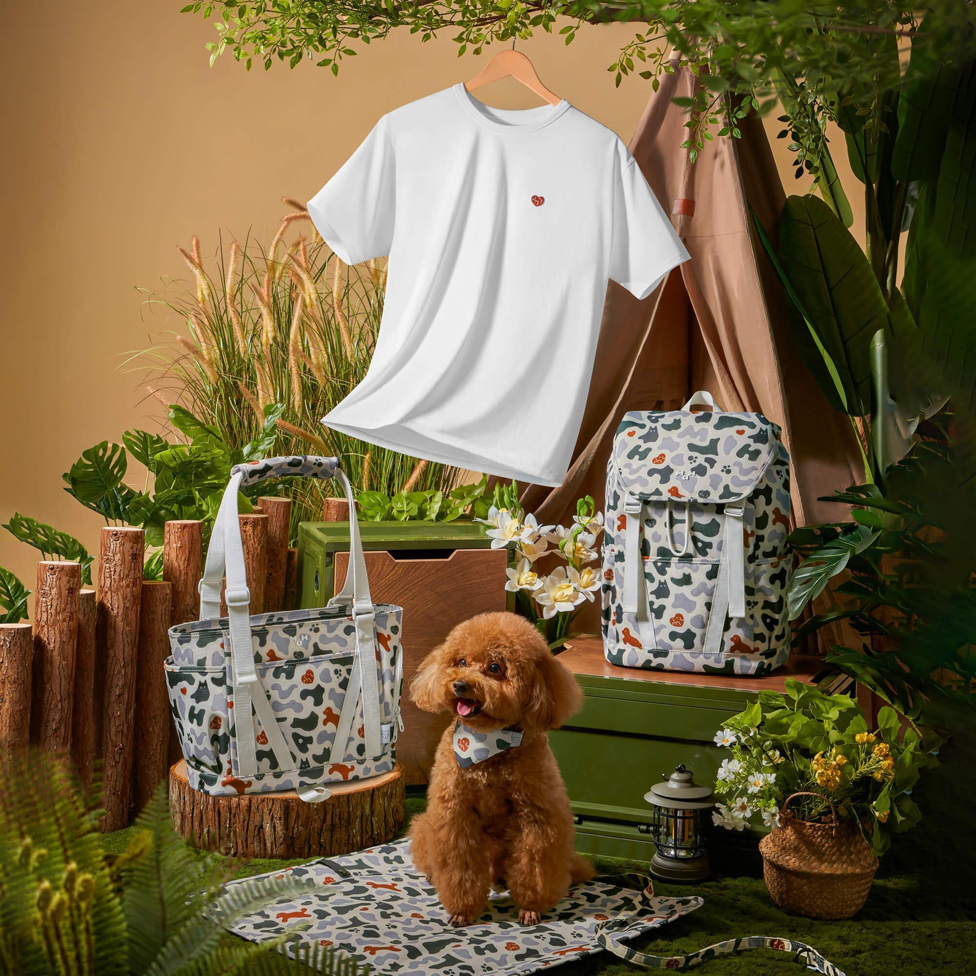 Cotton Loose T Shirt in White