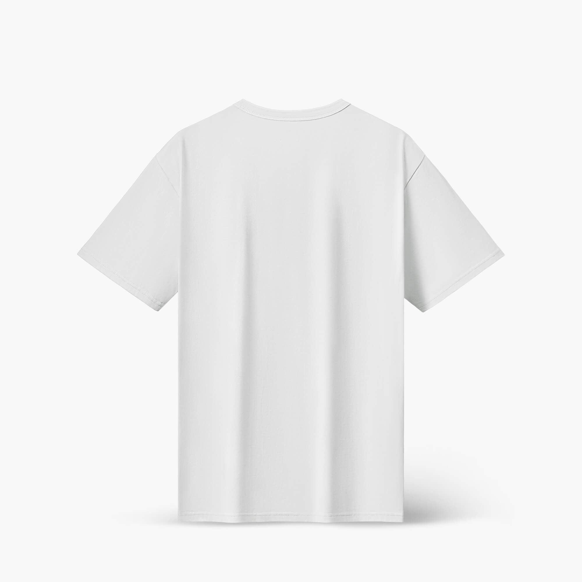 Cotton Loose T Shirt in White