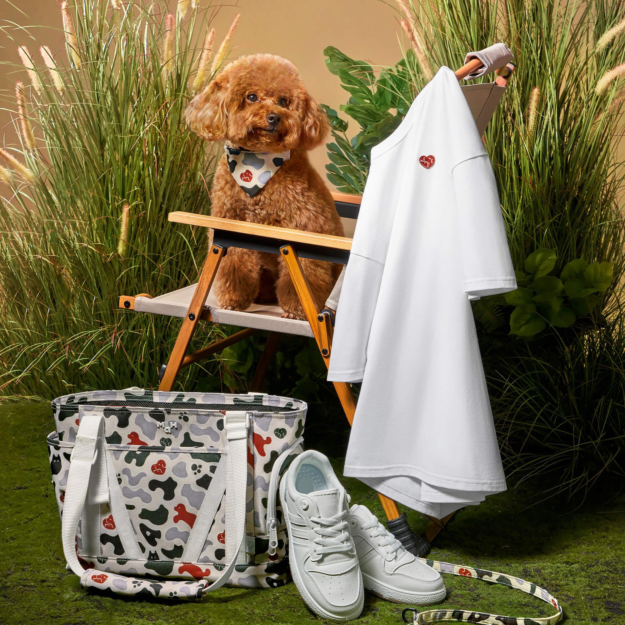 Cotton Loose T Shirt in White