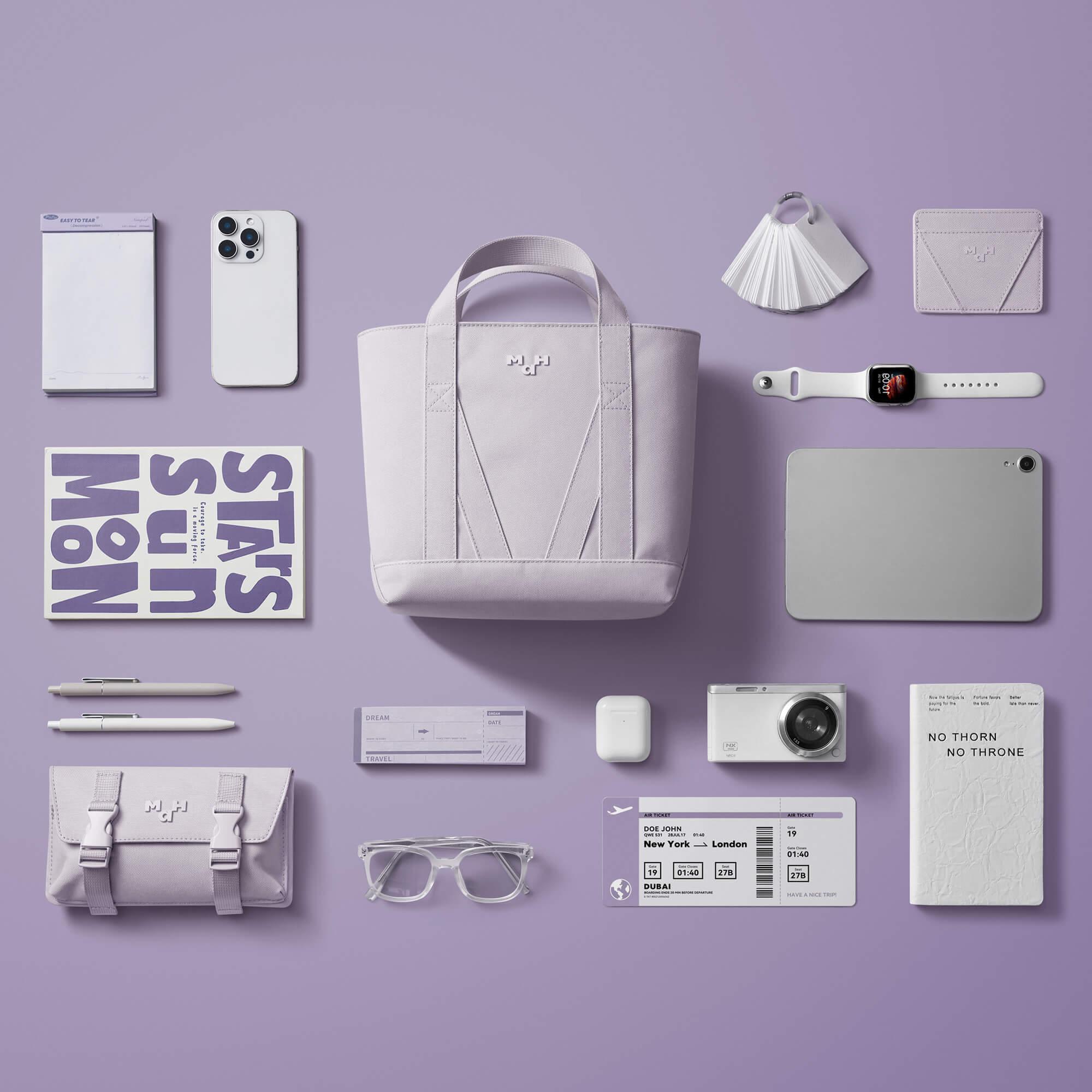 MaH | Canvas Crossbody Tote Bag For Daily Use