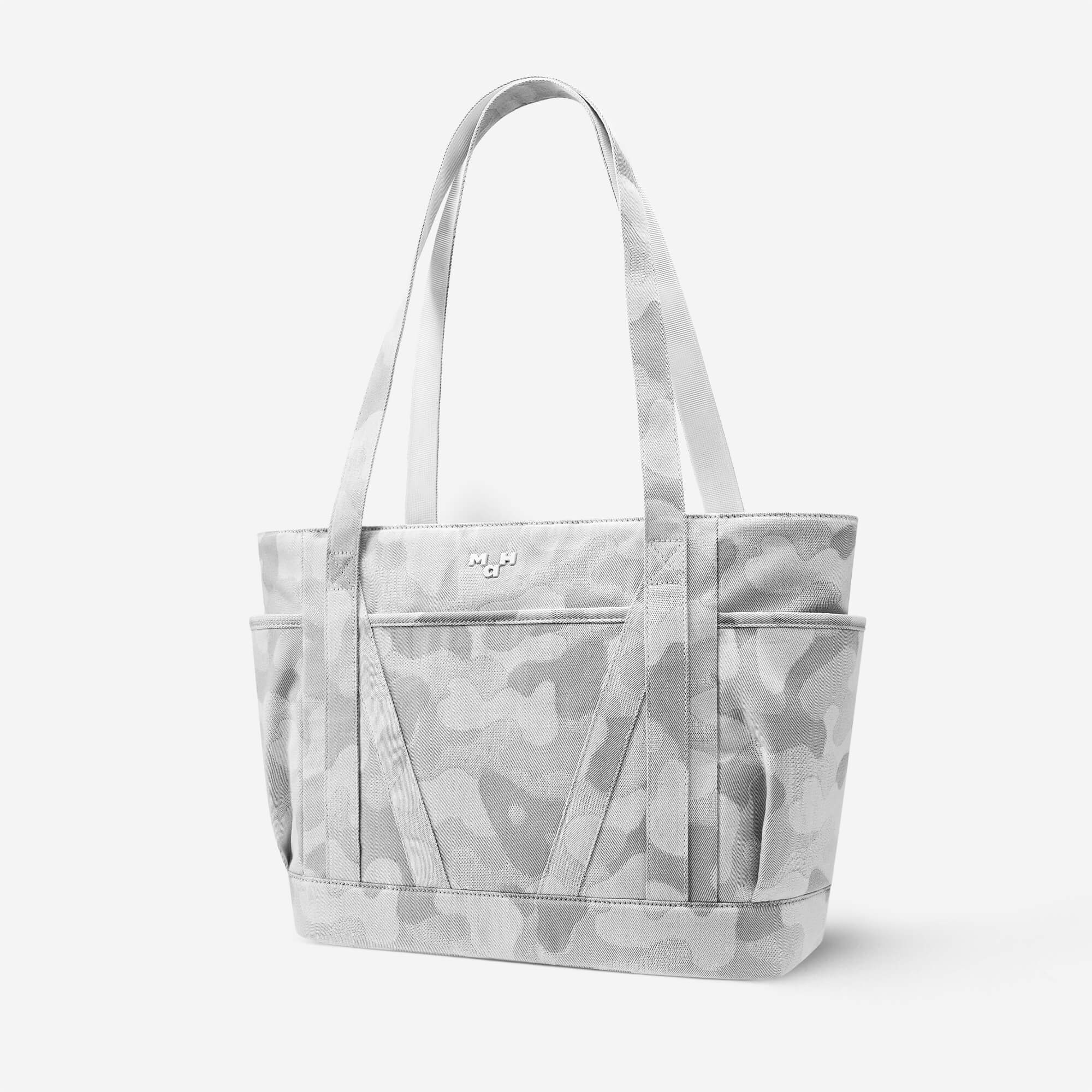 Young Tour Tote | Camouflage Denim Gray