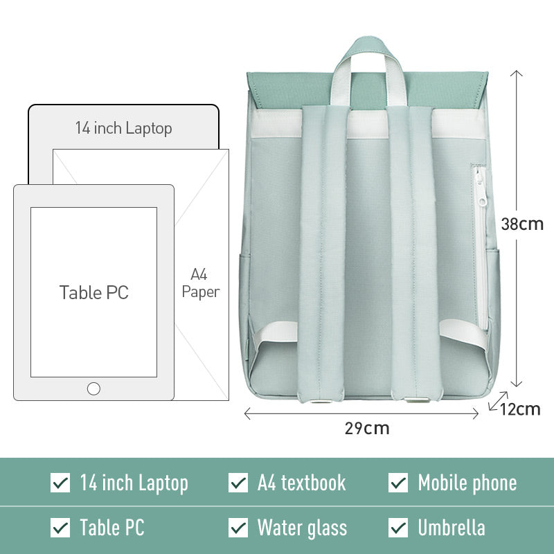 MAH Recycled PET Plastic Backpack Minimalist