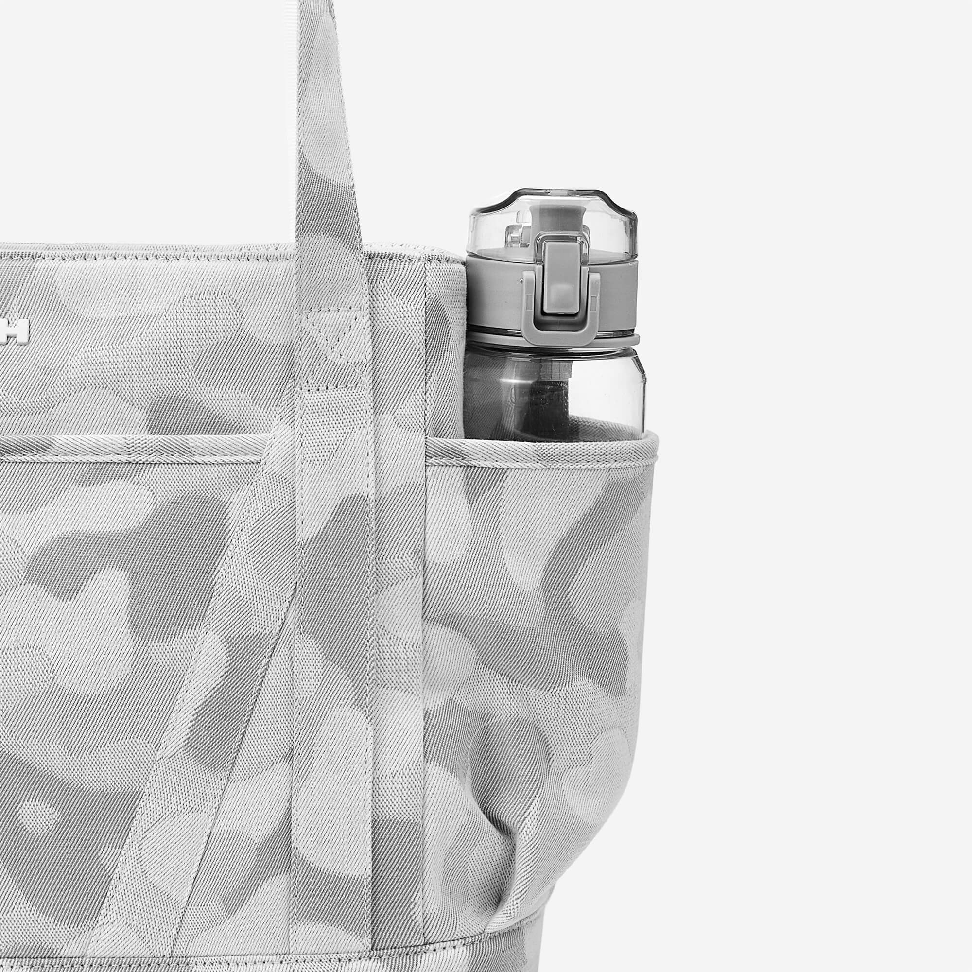 Young Tour Tote | Camouflage Denim Gray