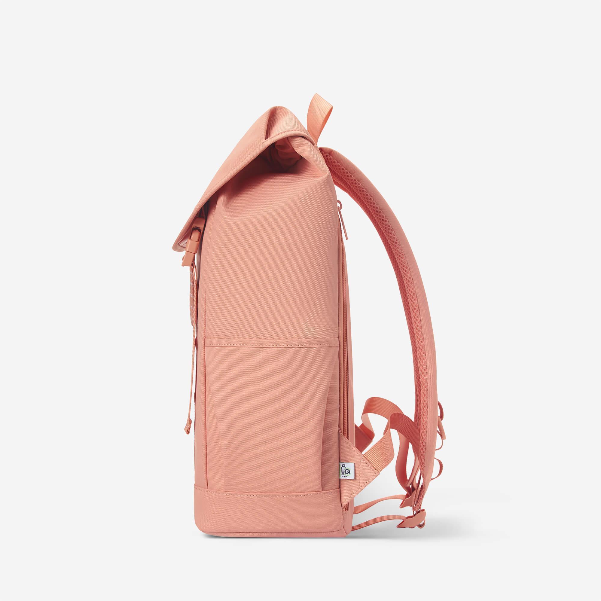 blush leather school backpack MAH Young Tour Backpack Pink