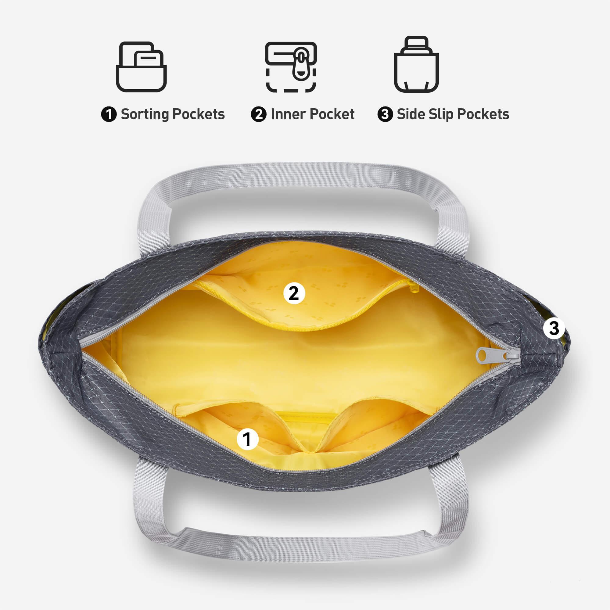 Waterproof Tote Bag Grey