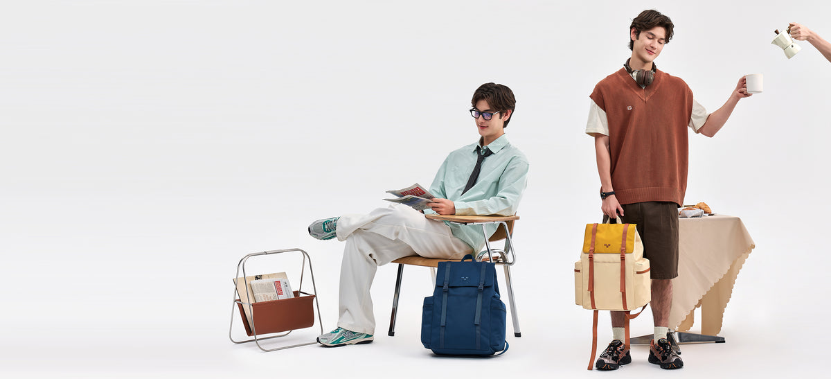 MaH_Brand_image_model_image_2026_Men's bag  Boys' clothing style