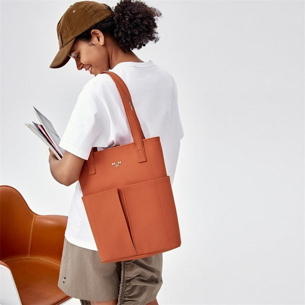 PU Leather Tote Bag-Shoulder Bag For Women