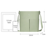 PU Leather Crossbody Bag-Adjustable Strap