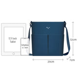 PU LeatherCrossbody Bag- Blue Shoulder Bag