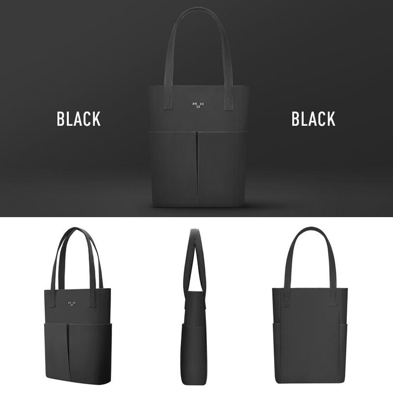 PU Leather Tote Bag-Black Shoulder Bag