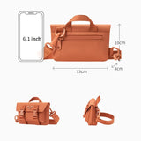Caramel Crossbody Phone Bag-Mini Bag