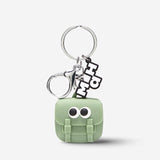 backpack keychain green