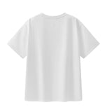 Cotton Loose T Shirt in White