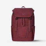 wine red backpack for tour