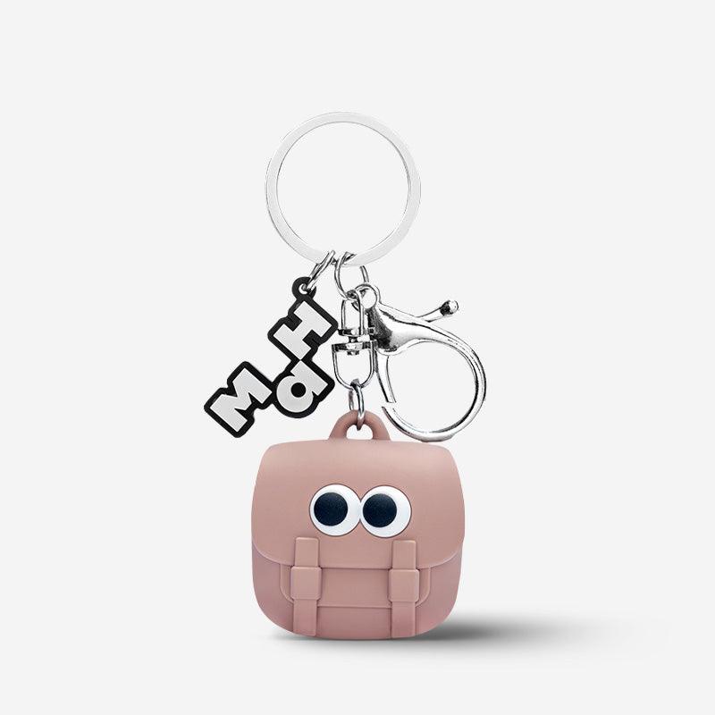backpack keychain pink